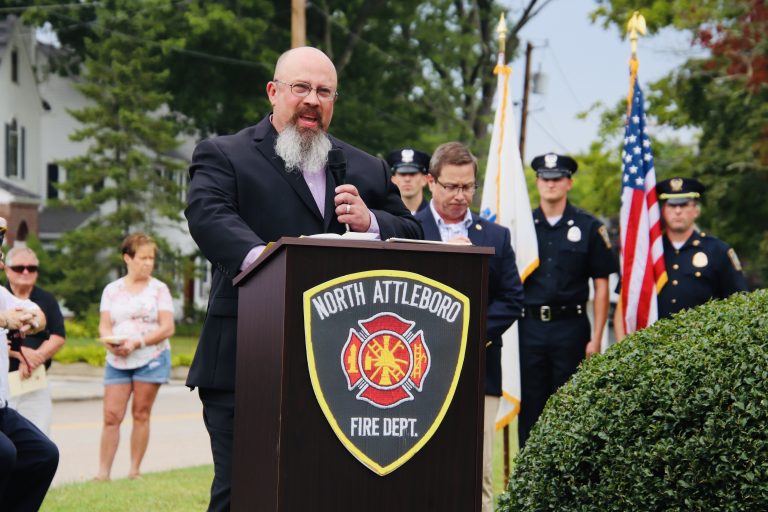 North Attleborough speaks on sense of duty during Sept. 11 ceremony