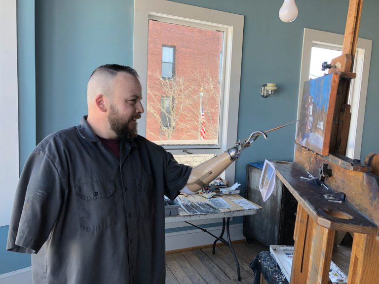 Artist reception for the works of Peter Damon