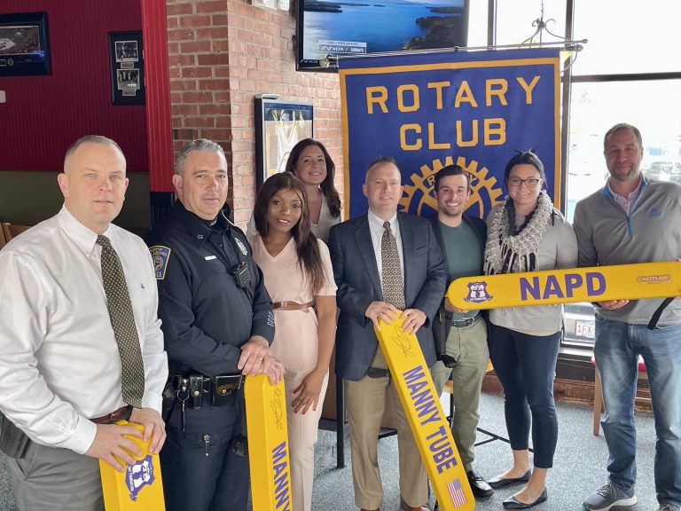 North Attleboro/Plainville Rotary Club donates Manny Tubes to police