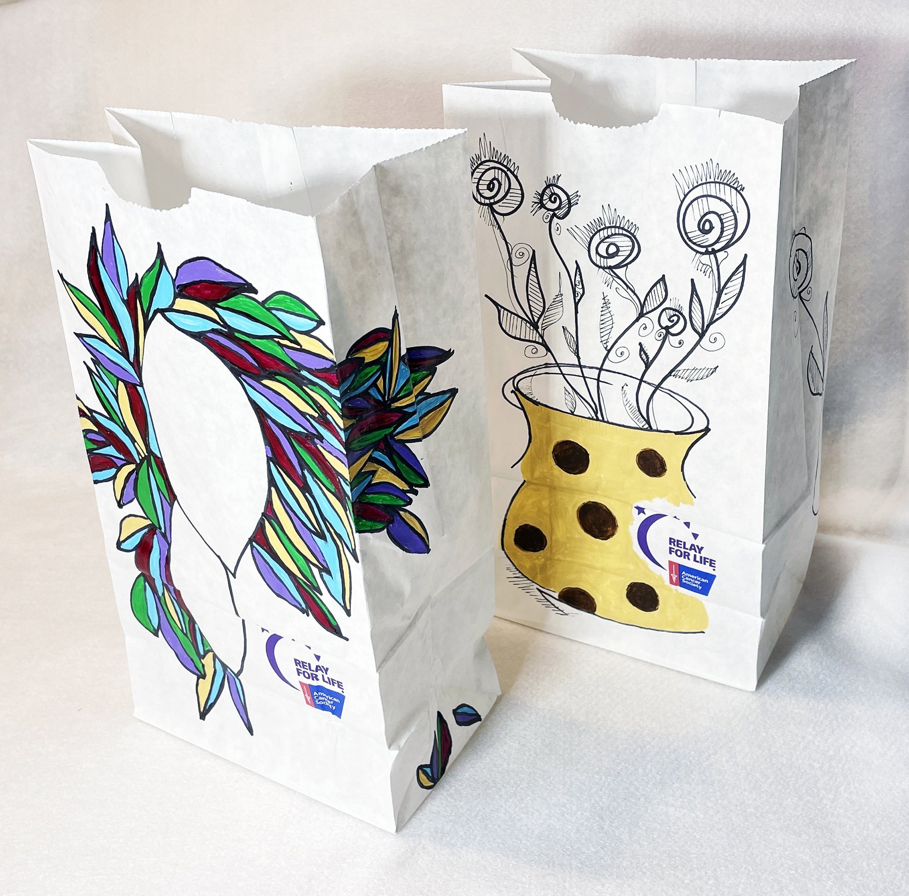 My Relay for Life luminaria bags | Relay for life, Luminaries bags, Relay
