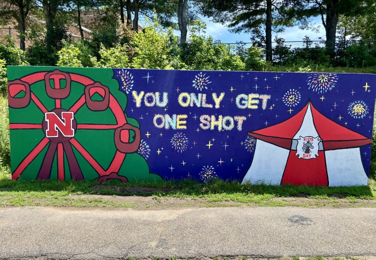 Kim Ganley wall restored in advance of 44th Kids Day 