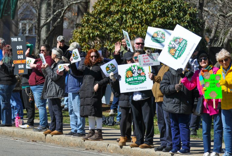 Rally draws crowd to defend Attleboro’s Capron Park Zoo