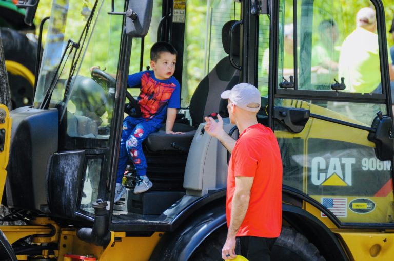 PHOTOS: A day with the trucks