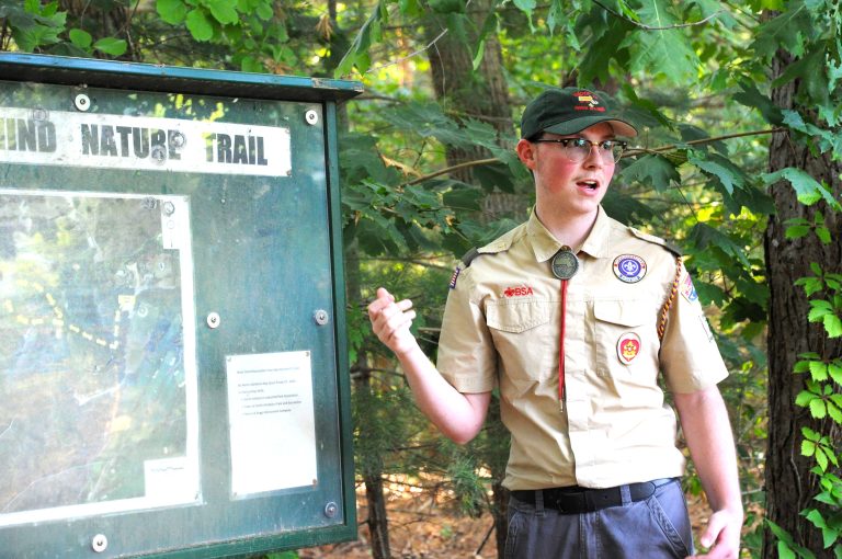 Scout begins project for Ruth Rhind Recreation Area