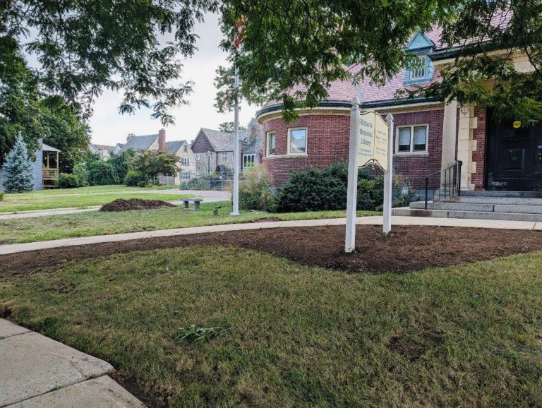Landscaping work, exterior renovations underway at Richards Memorial Library
